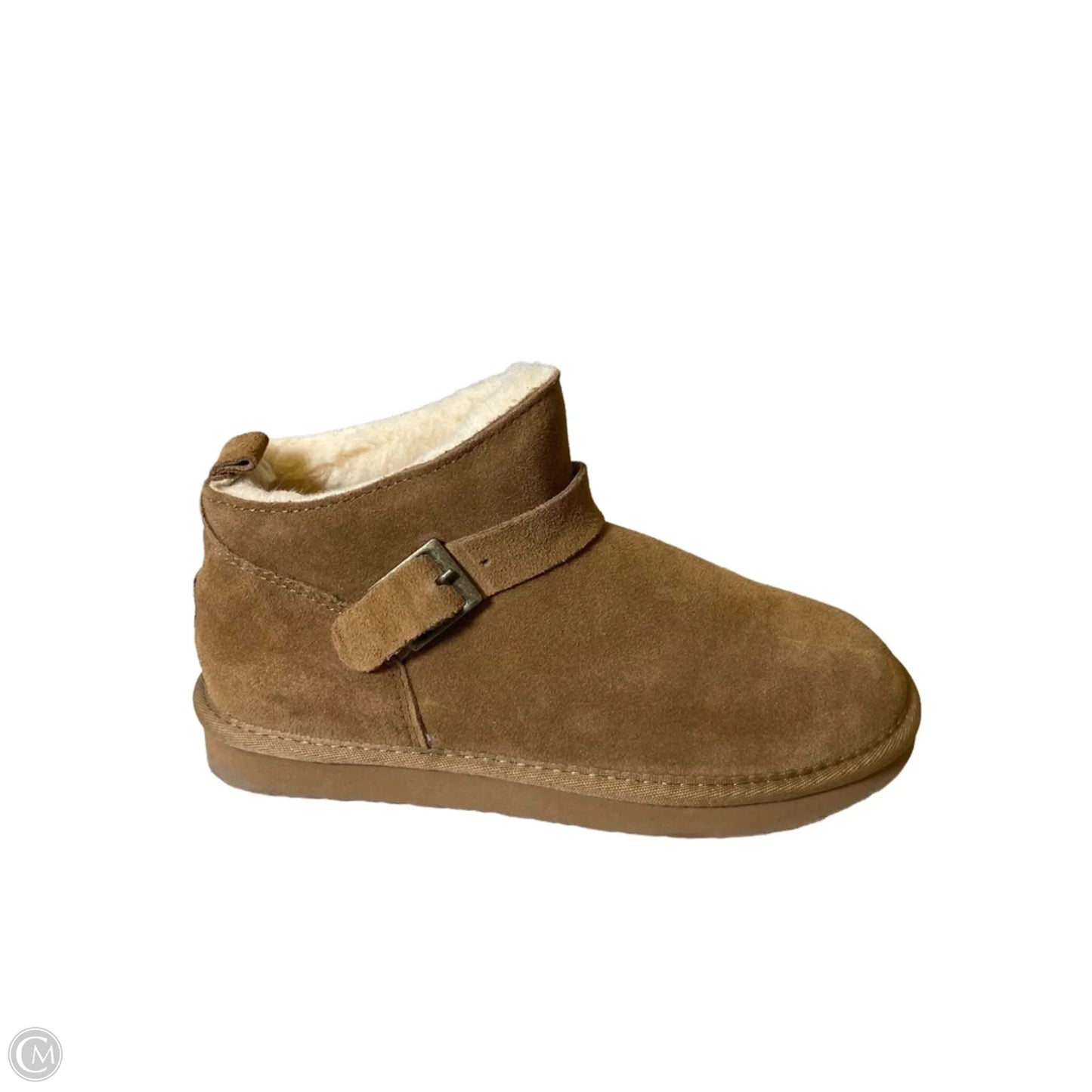 Boots Ankle Flats By Bearpaw In Brown, Size: 8