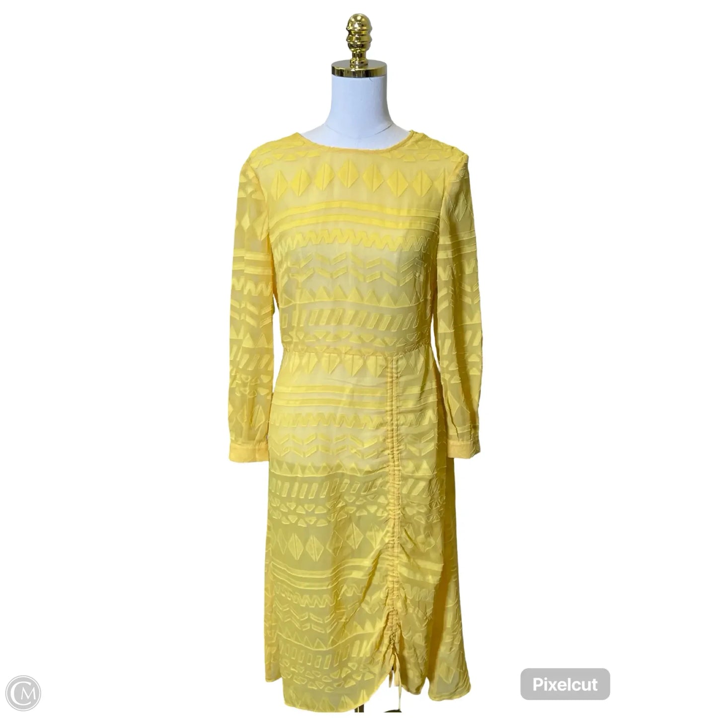 Dress Casual Maxi By Ted Baker In Yellow, Size: S