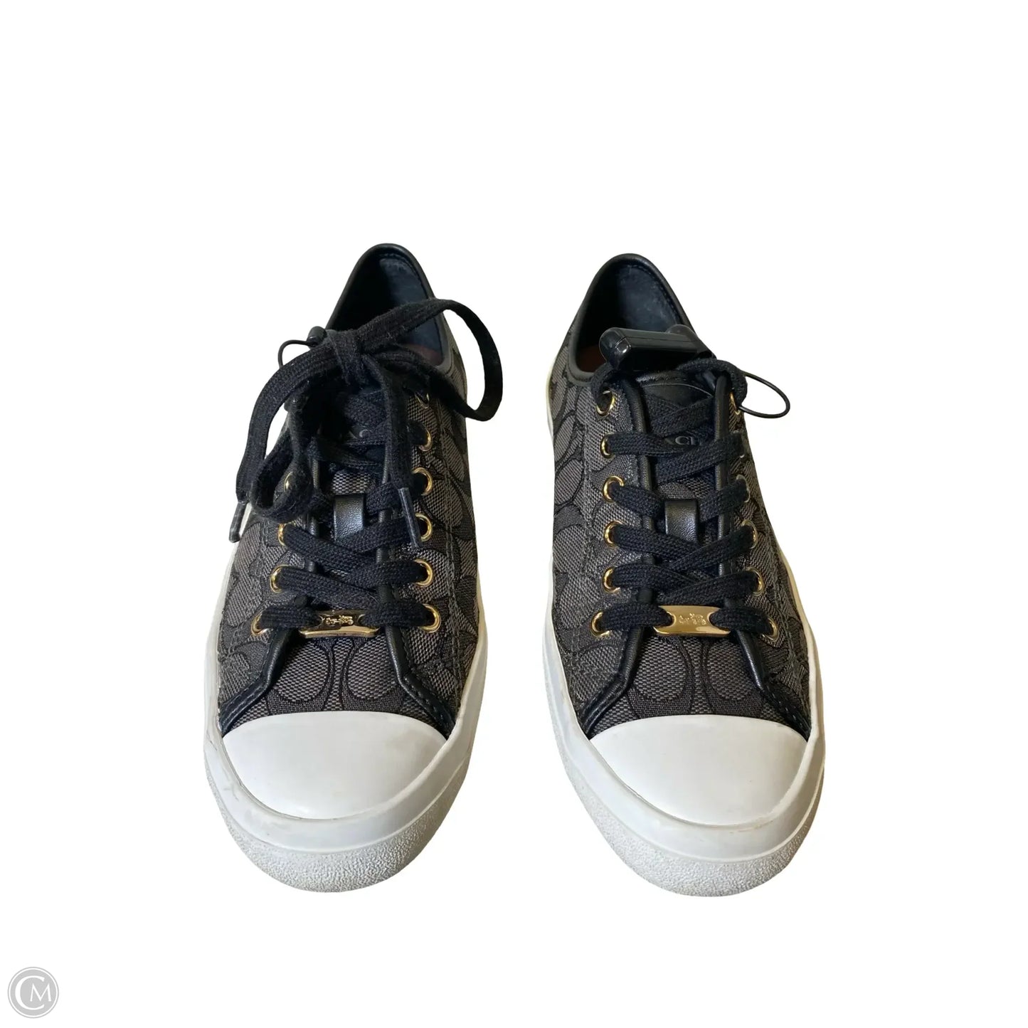Shoes Sneakers By Coach In Black & Grey, Size: 7.5
