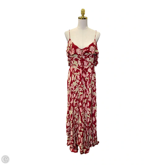 Dress Casual Maxi By Top Shop In Floral Print, Size: M