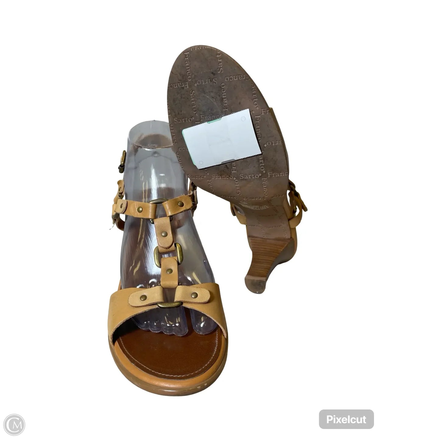 Shoes Heels Block By Franco Sarto In Tan, Size: 9