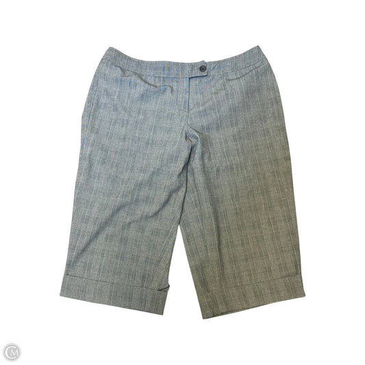 Shorts By Avenue In Plaid Pattern, Size: 16
