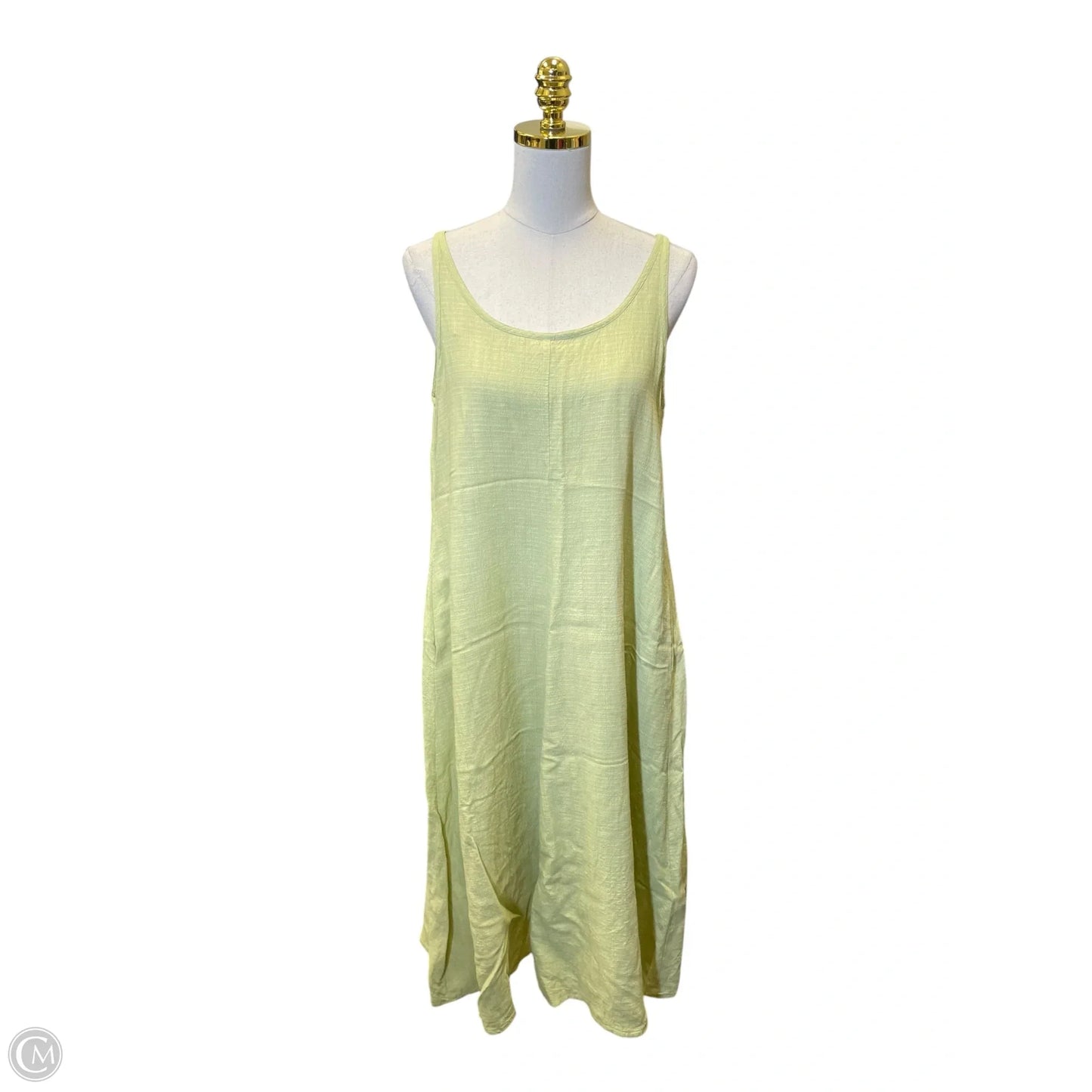 Dress Casual Maxi By Eileen Fisher In Green, Size: M