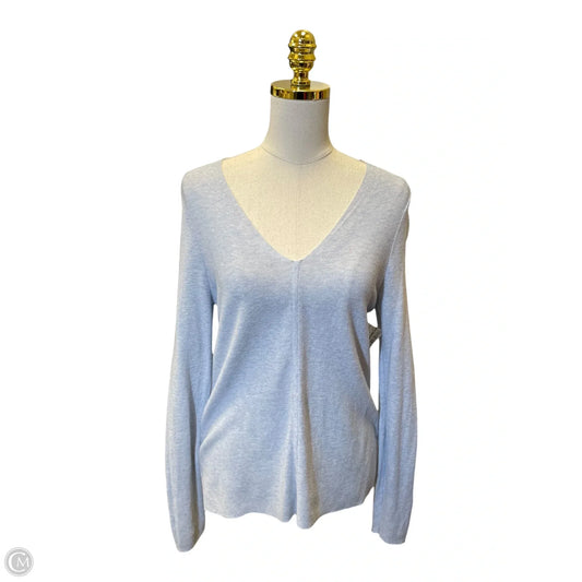 Blouse Long Sleeve By Eileen Fisher In Blue, Size: S