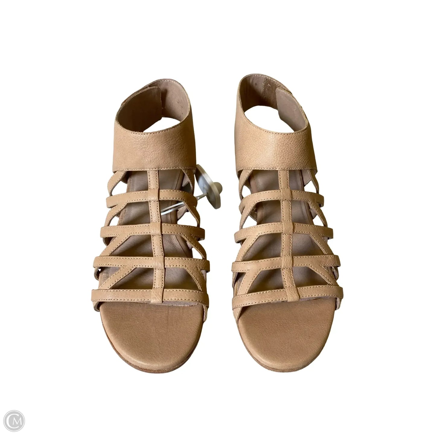 Sandals Flats By Eileen Fisher In Beige, Size: 8