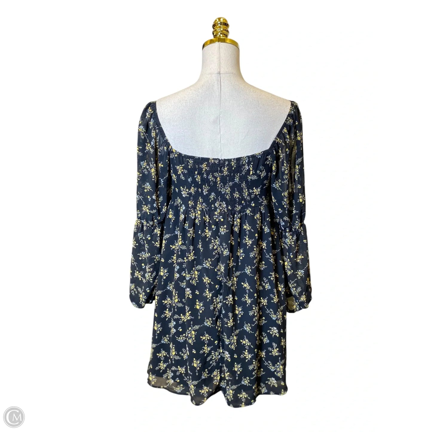 Dress Casual Midi By Exlura In Floral Print, Size: L