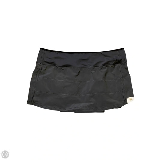 Athletic Skirt By Lululemon In Black, Size: 8