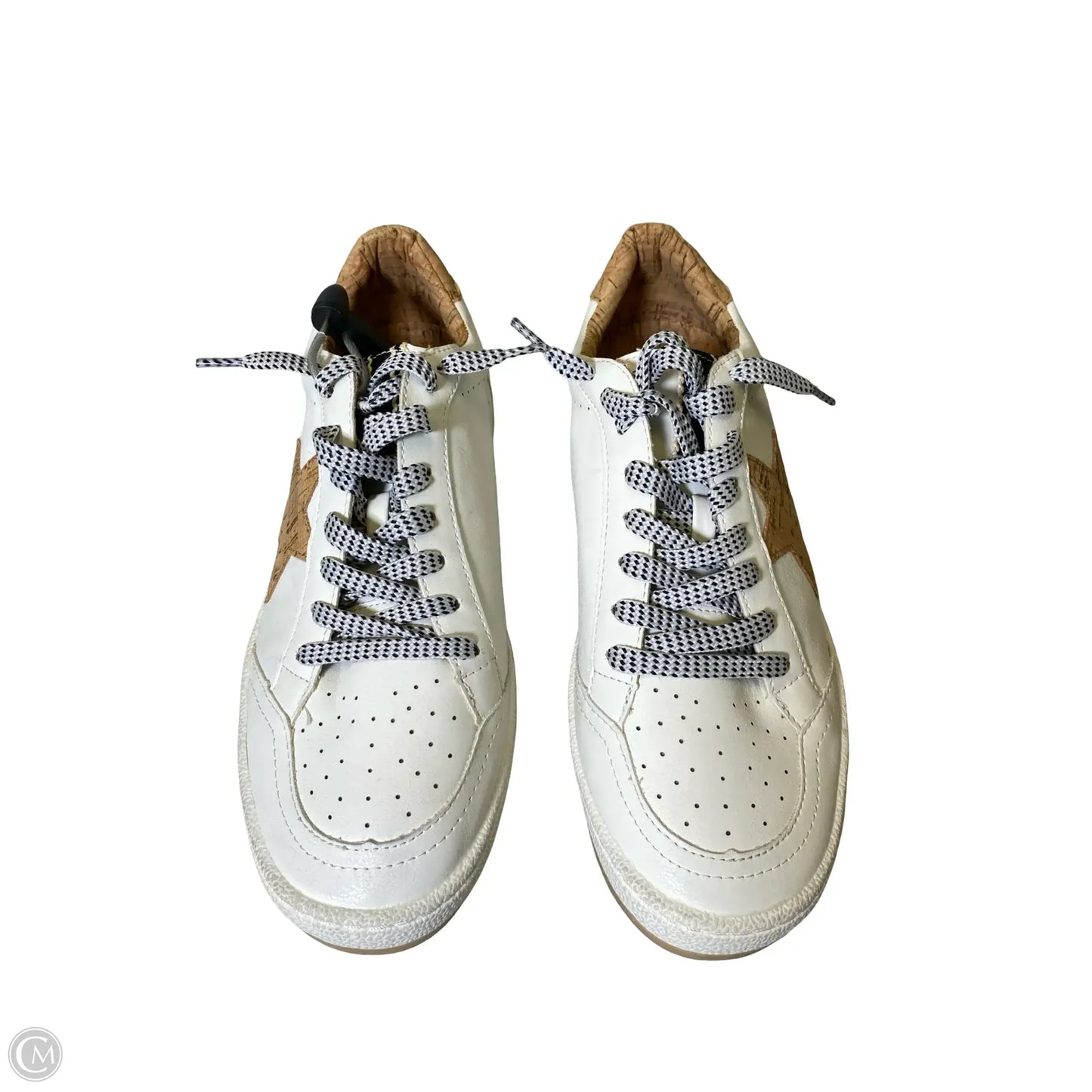 Shoes Sneakers By Shu Shop In Tan & White, Size: 7.5