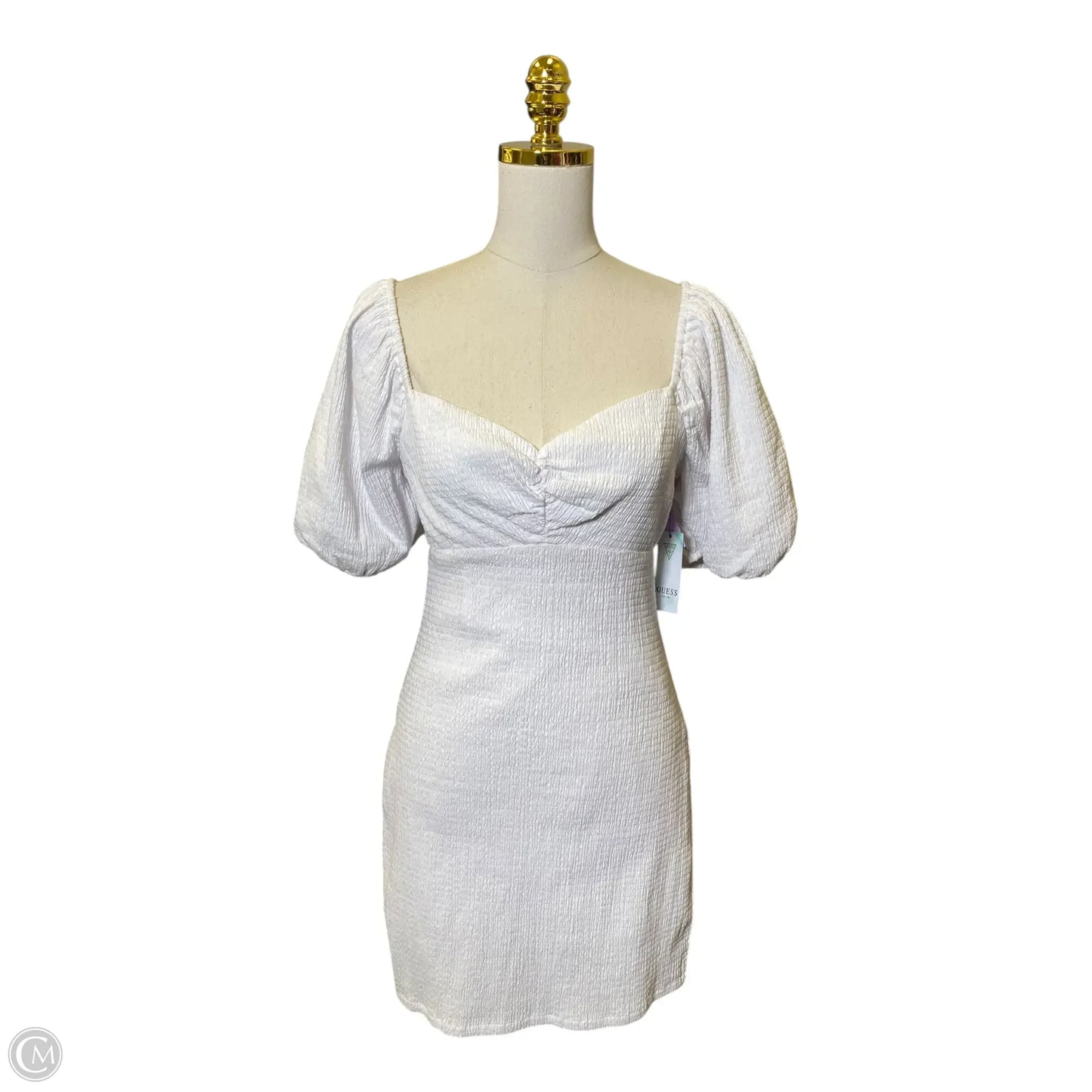 Dress Casual Midi By Guess In White, Size: M