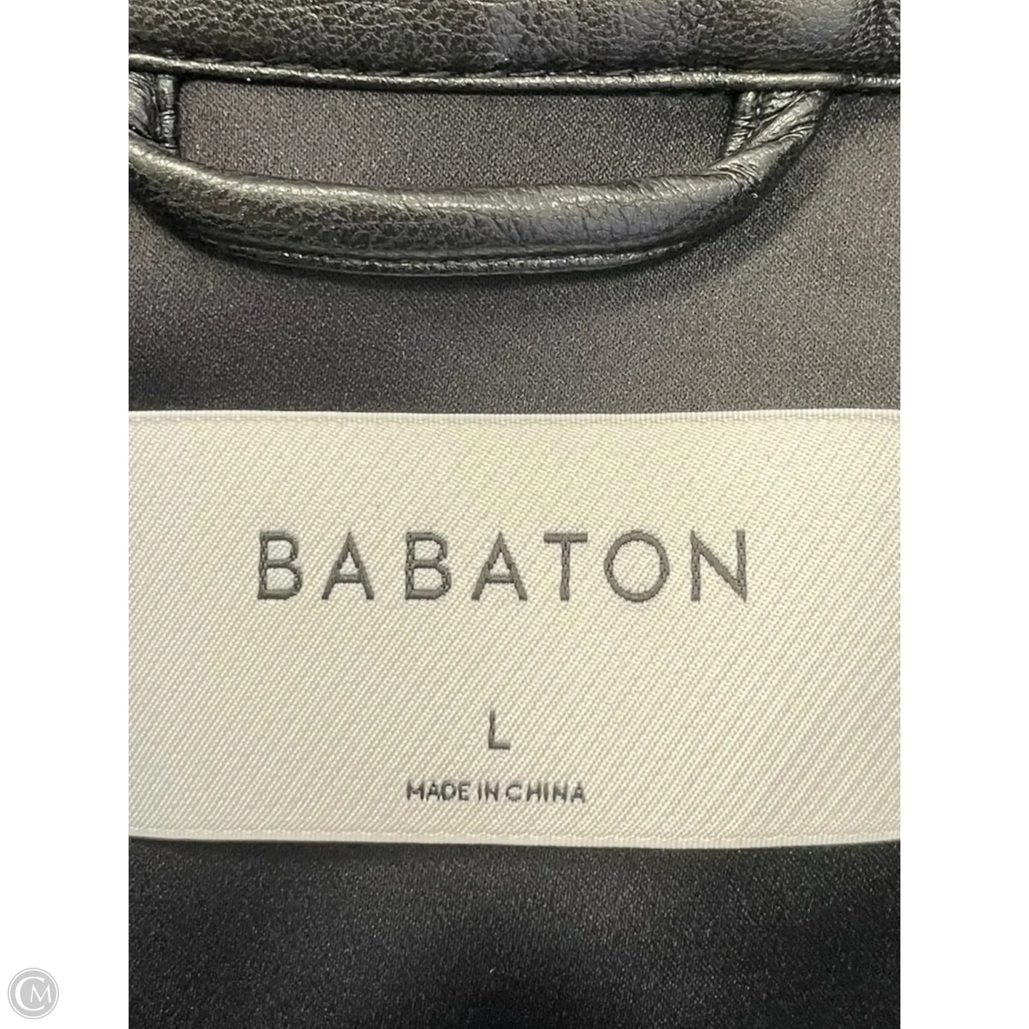 Jacket Leather By Babaton In Black, Size: L