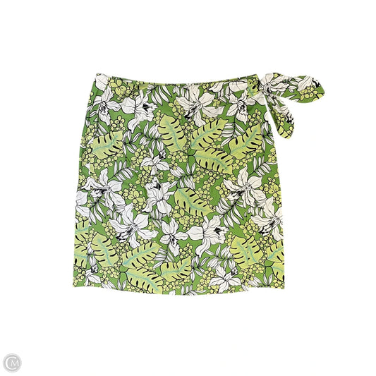 Skirt Midi By Charter Club In Floral Print, Size: 6