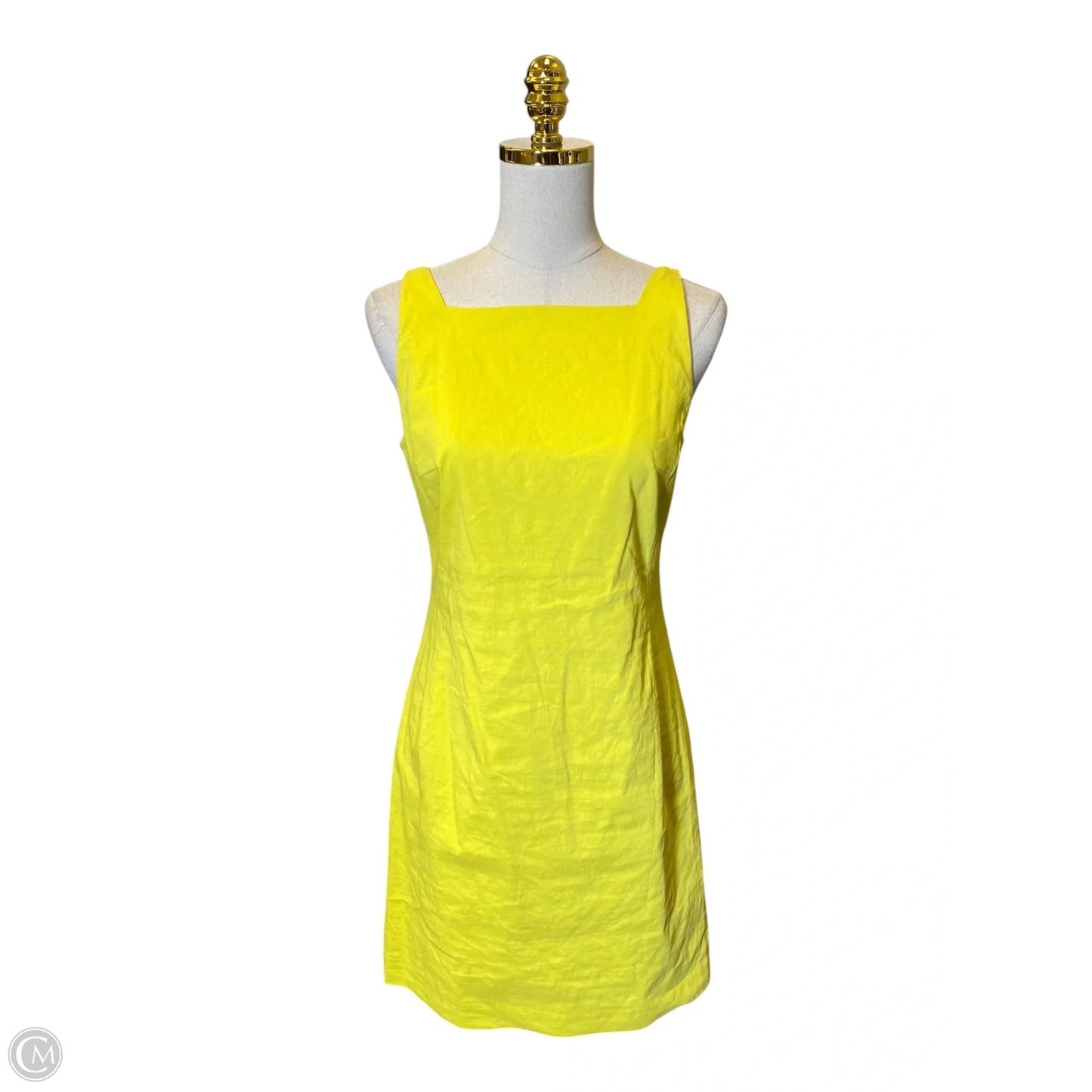 Dress Casual Midi By Theory In Yellow, Size: 4