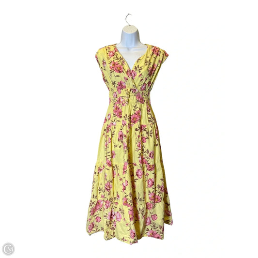 Dress Casual Maxi By Meadow Rue In Floral Print, Size: S