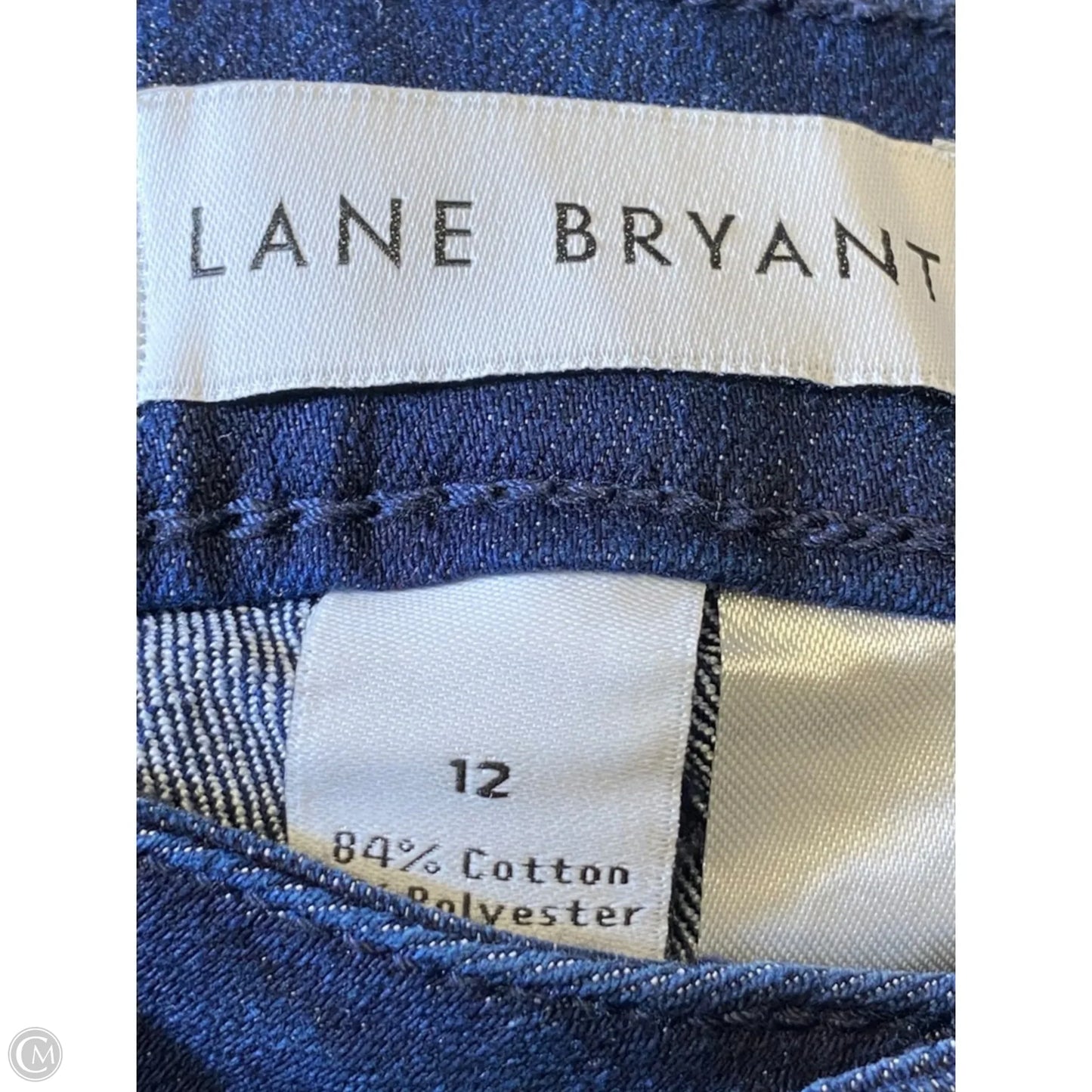 Jeans Flared By Lane Bryant In Blue Denim, Size: 12