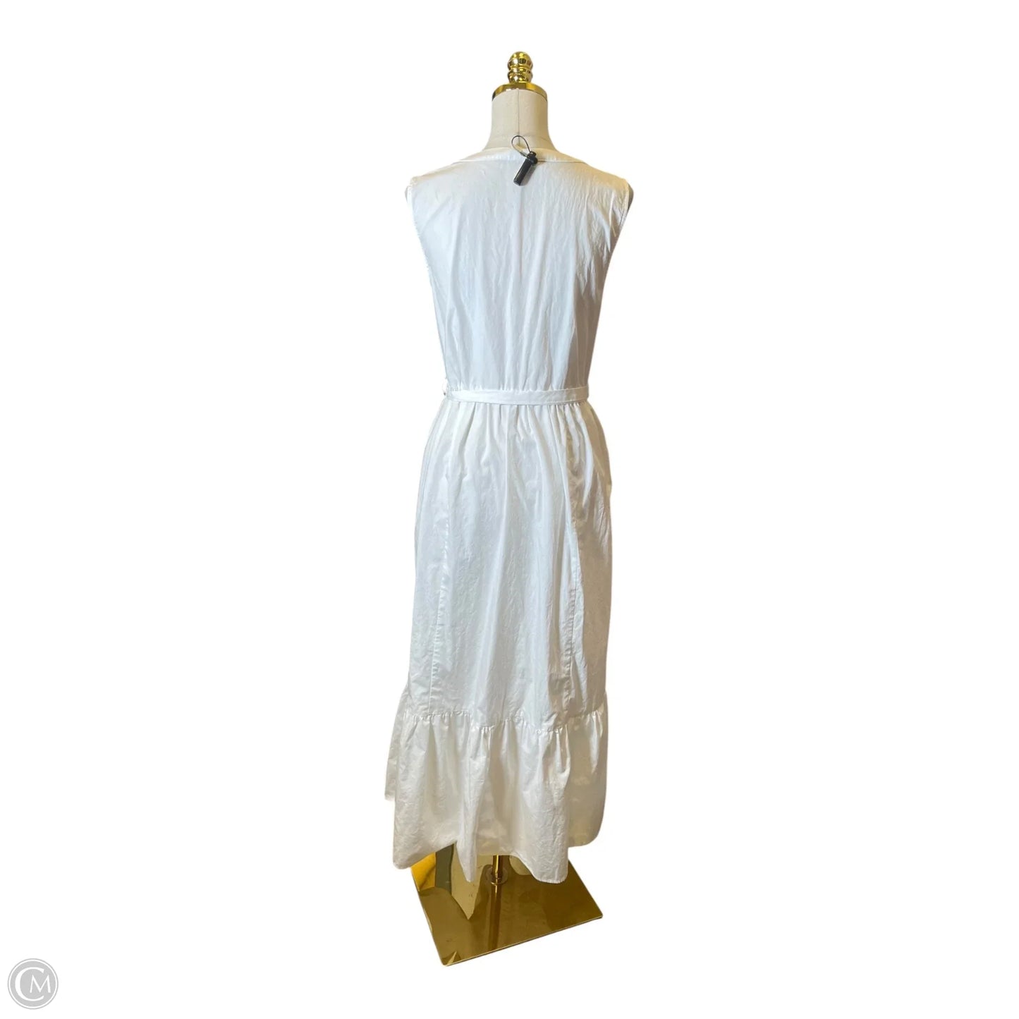 Dress Casual Maxi By Calvin Klein In White, Size: L