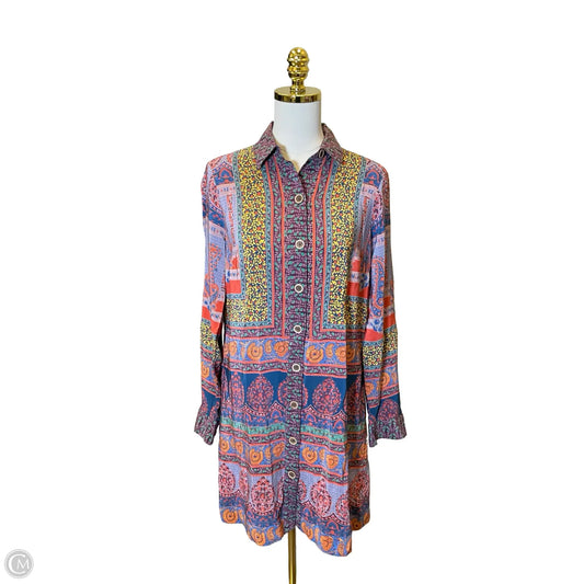Dress Casual Midi By Maeve In Multi-colored, Size: M
