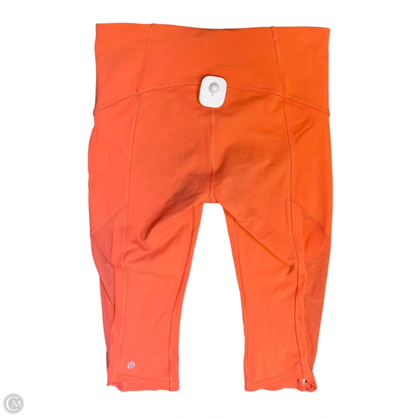 Athletic Capris By Lululemon In Orange, Size: 6