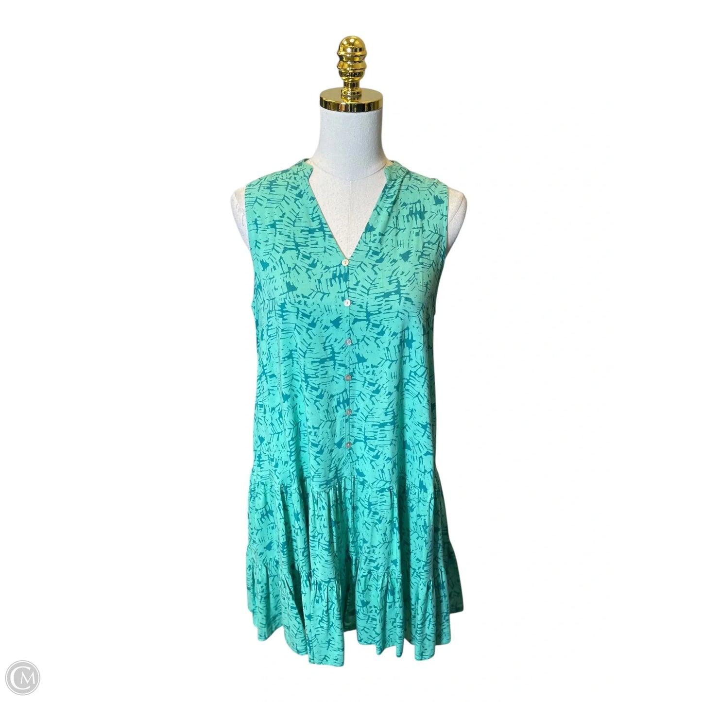 Dress Casual Midi By Nine West In Green, Size: S