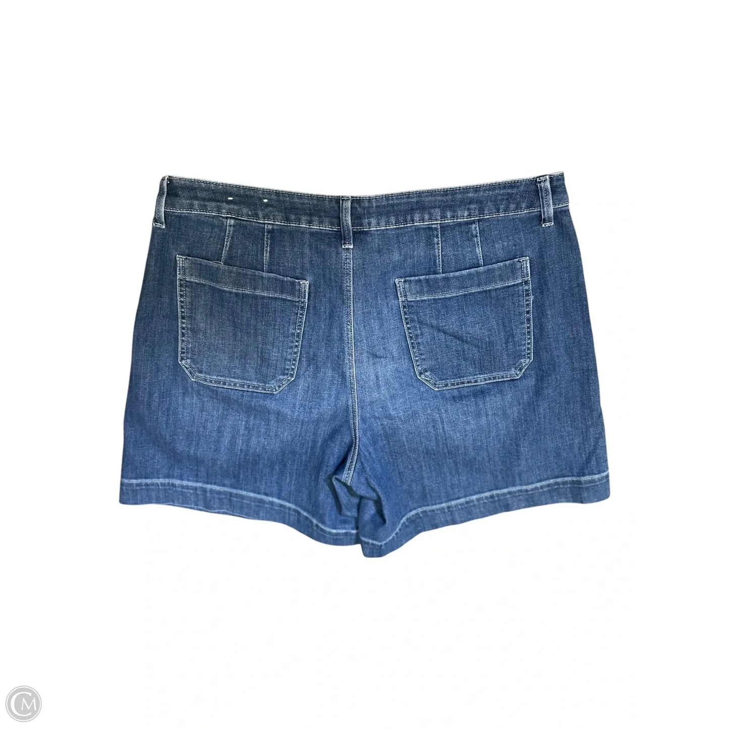 Shorts By Chicos In Blue Denim, Size: 14