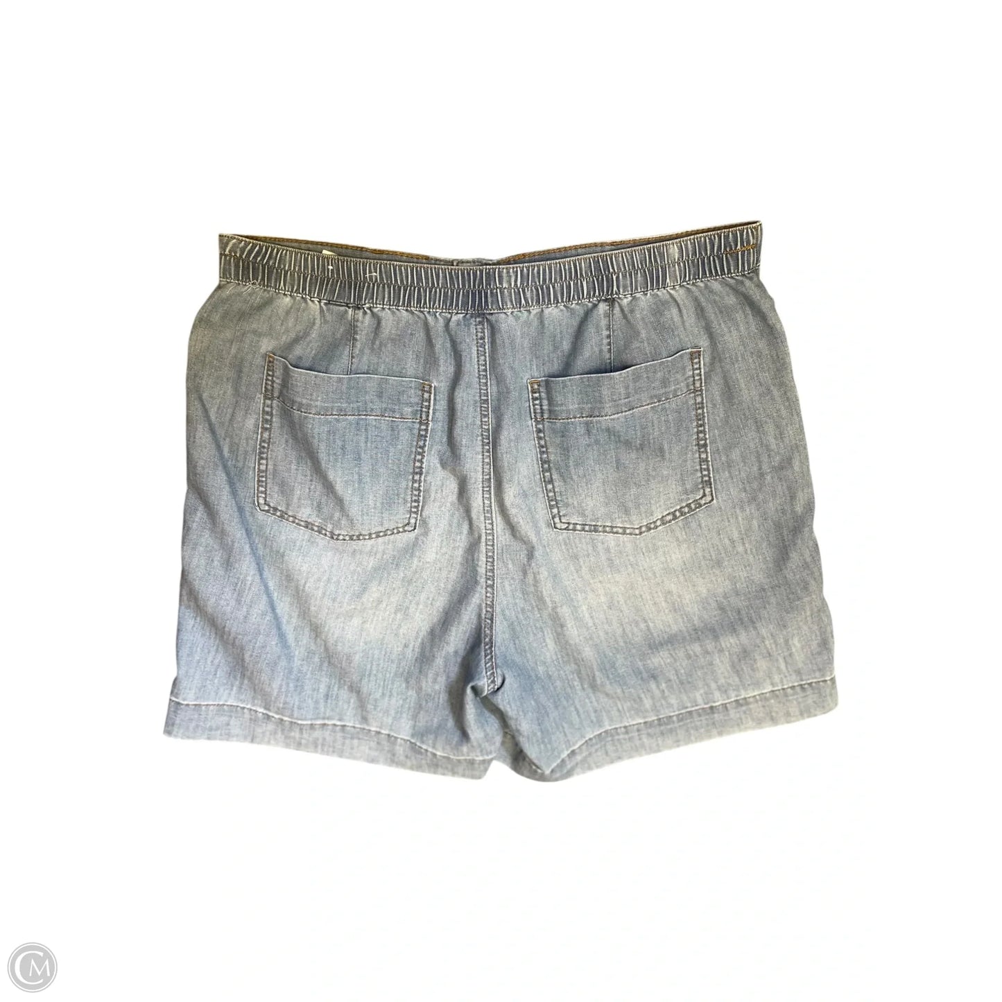 Shorts By Chicos In Blue Denim, Size: 14
