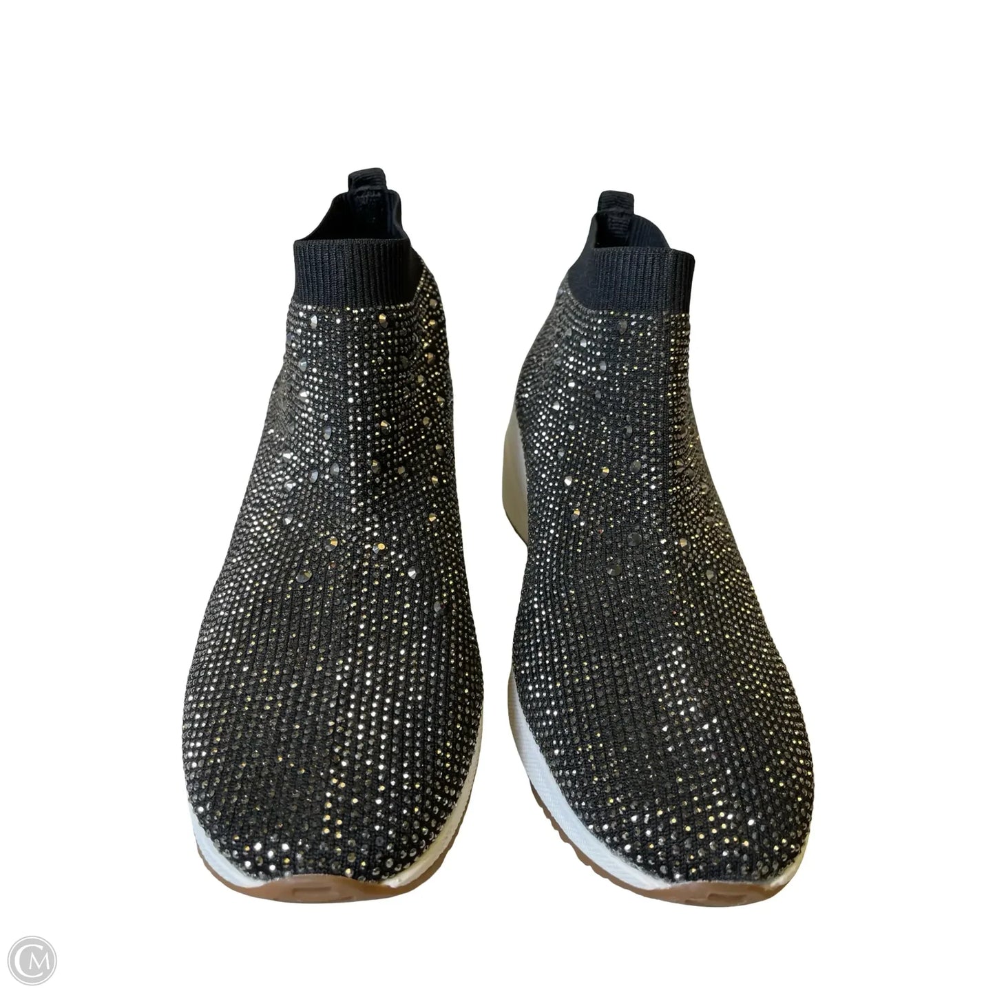 Shoes Sneakers By Alex Marie In Black & White, Size: 7