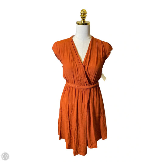 Dress Casual Midi By Maeve In Orange, Size: Xs