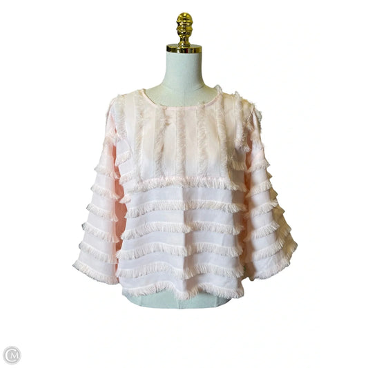 Blouse 3/4 Sleeve By Cupio In Pink, Size: M