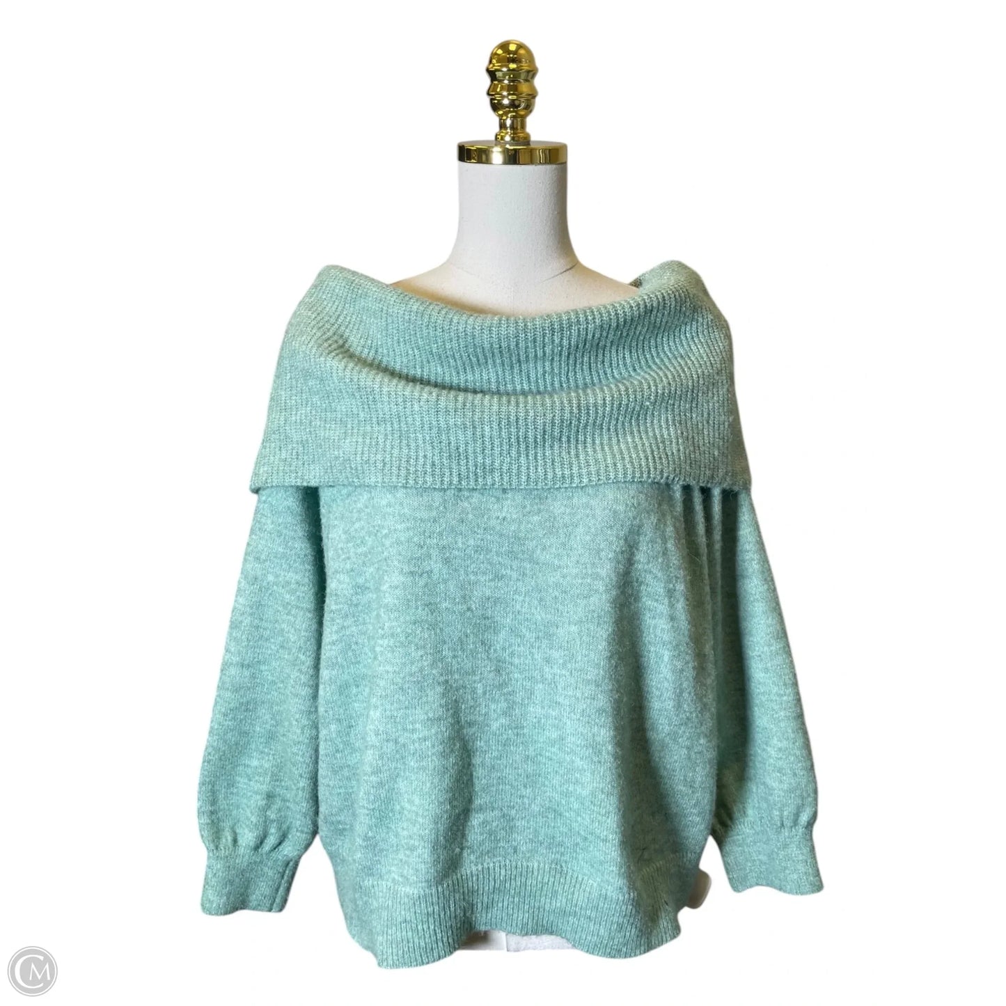 Sweater By Lc Lauren Conrad In Green, Size: 2x
