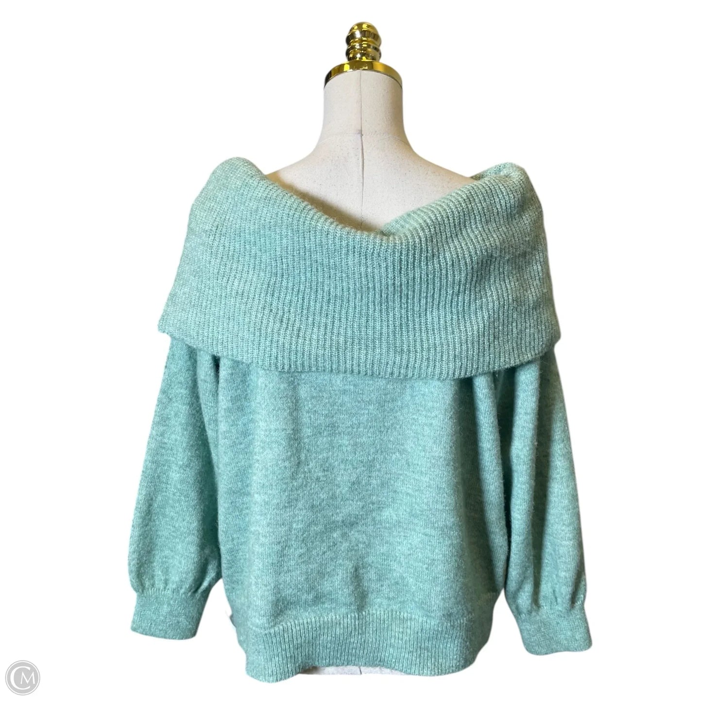 Sweater By Lc Lauren Conrad In Green, Size: 2x