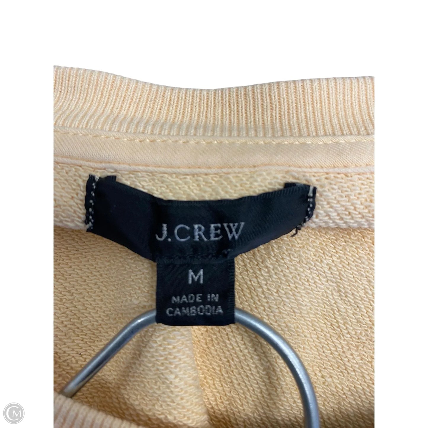 Sweatshirt Crewneck By J. Crew In Orange, Size: M