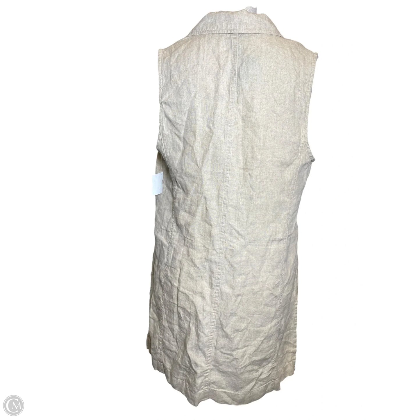 Vest Other By Tahari In Beige, Size: M