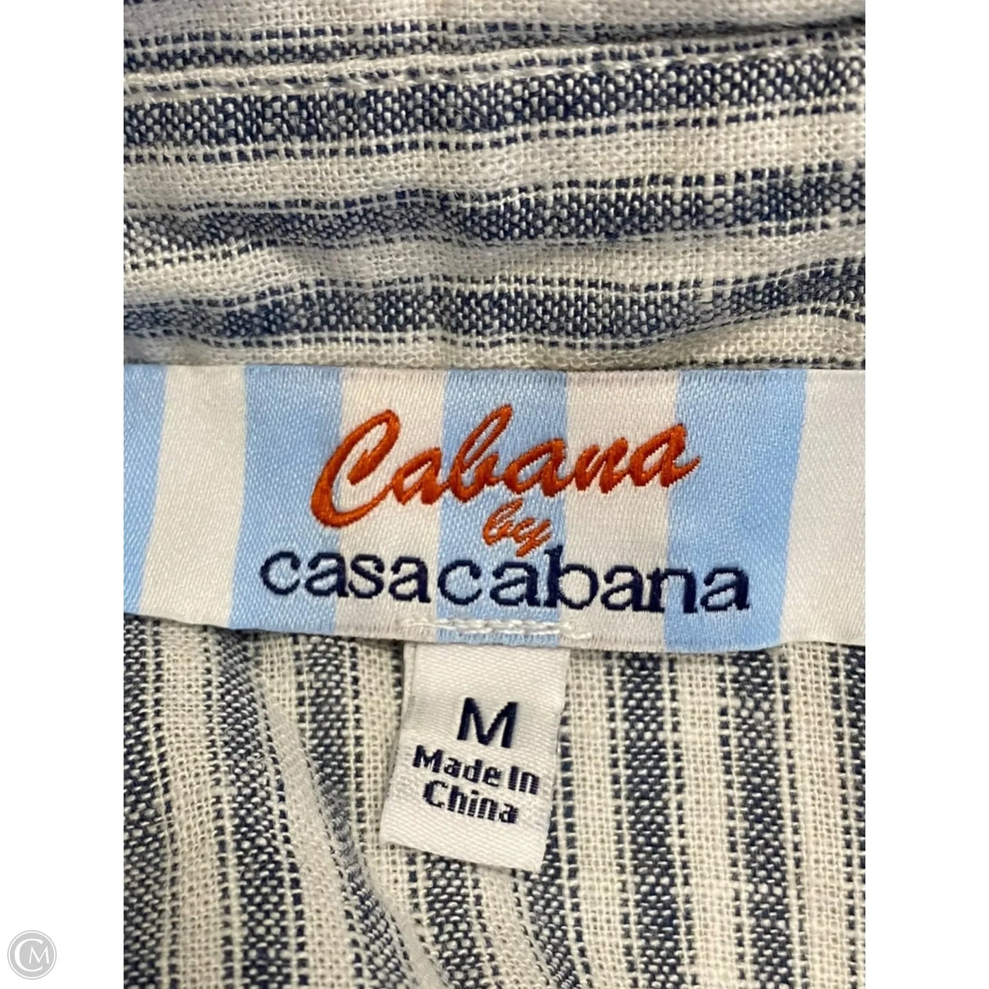Dress Casual Midi By Clothes Mentor In Grey & White, Size: M