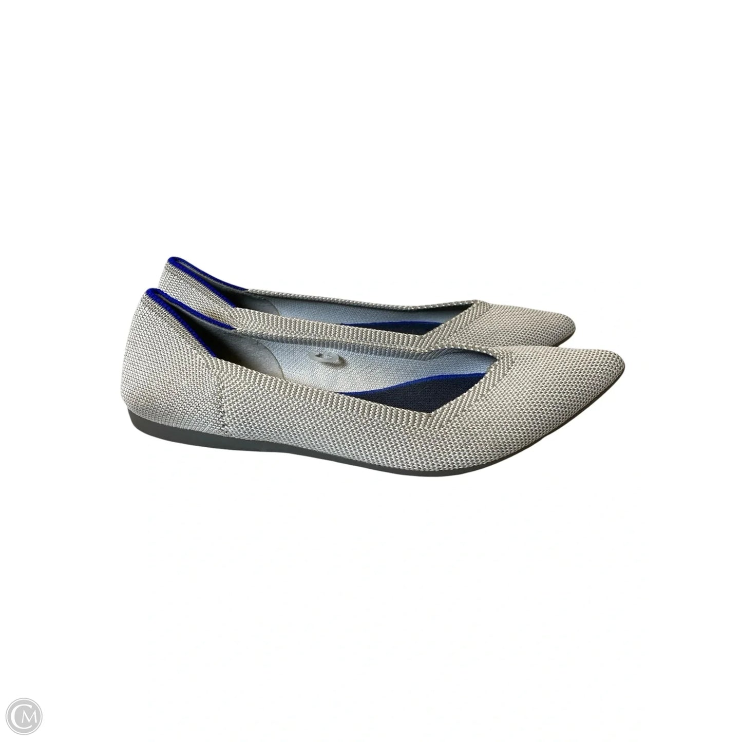 Sandals Flats By Rothys In Blue & Grey, Size: 7.5