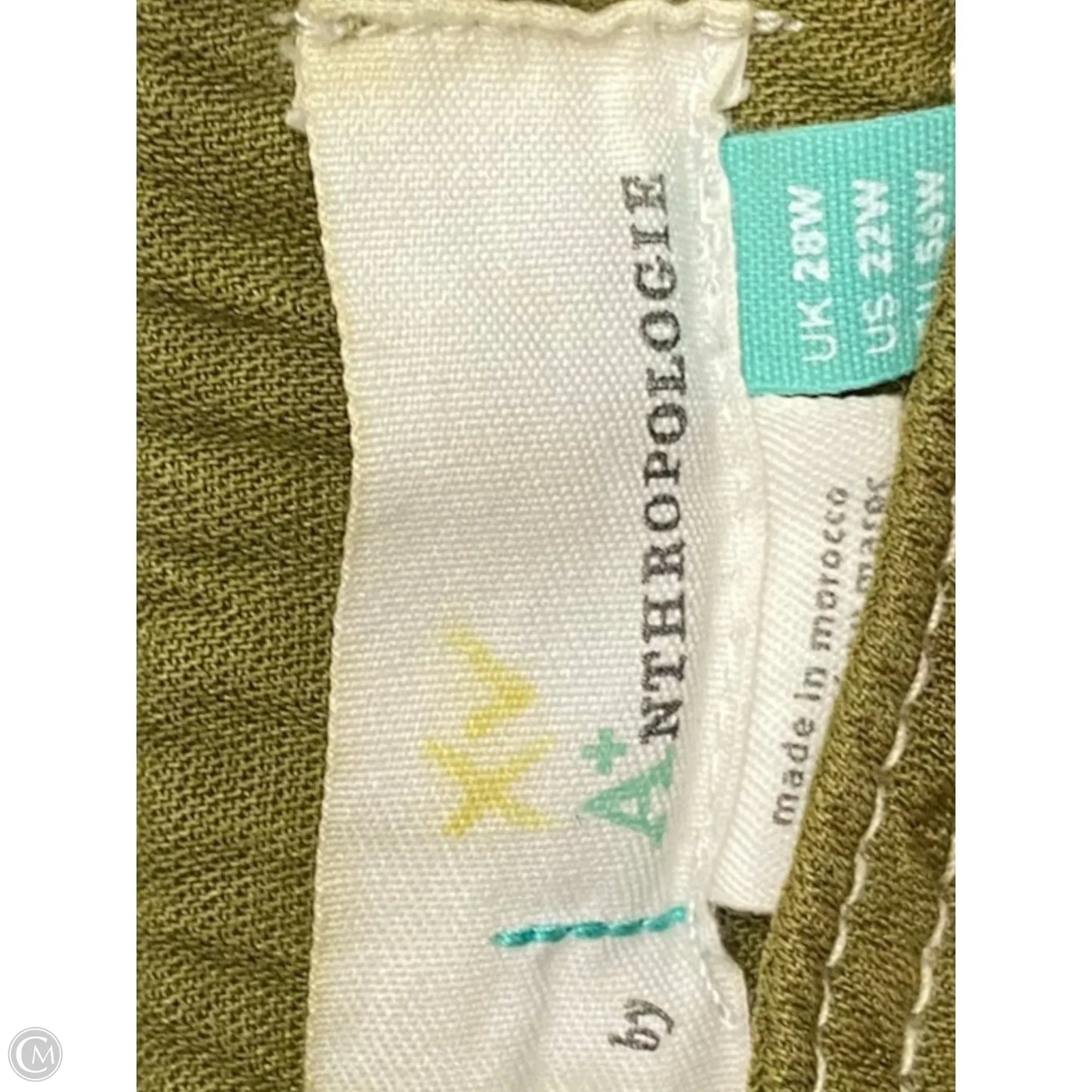Pants Lounge By Anthropologie In Green, Size: 22