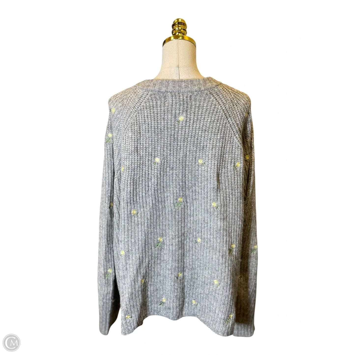 Cardigan By Ava & Viv In Grey, Size: 3x