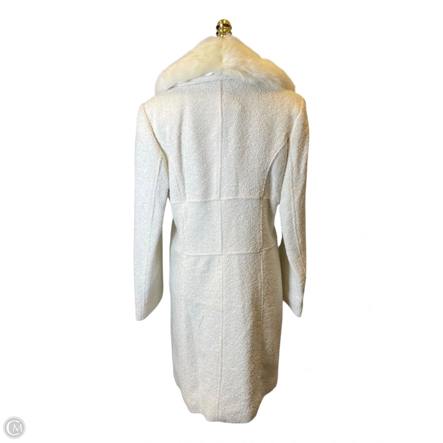 Coat Other By Clothes Mentor In Cream, Size: M