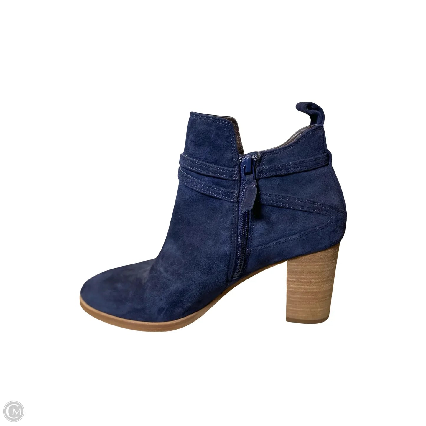 Boots Ankle Heels By Cole-haan In Navy, Size: 8.5