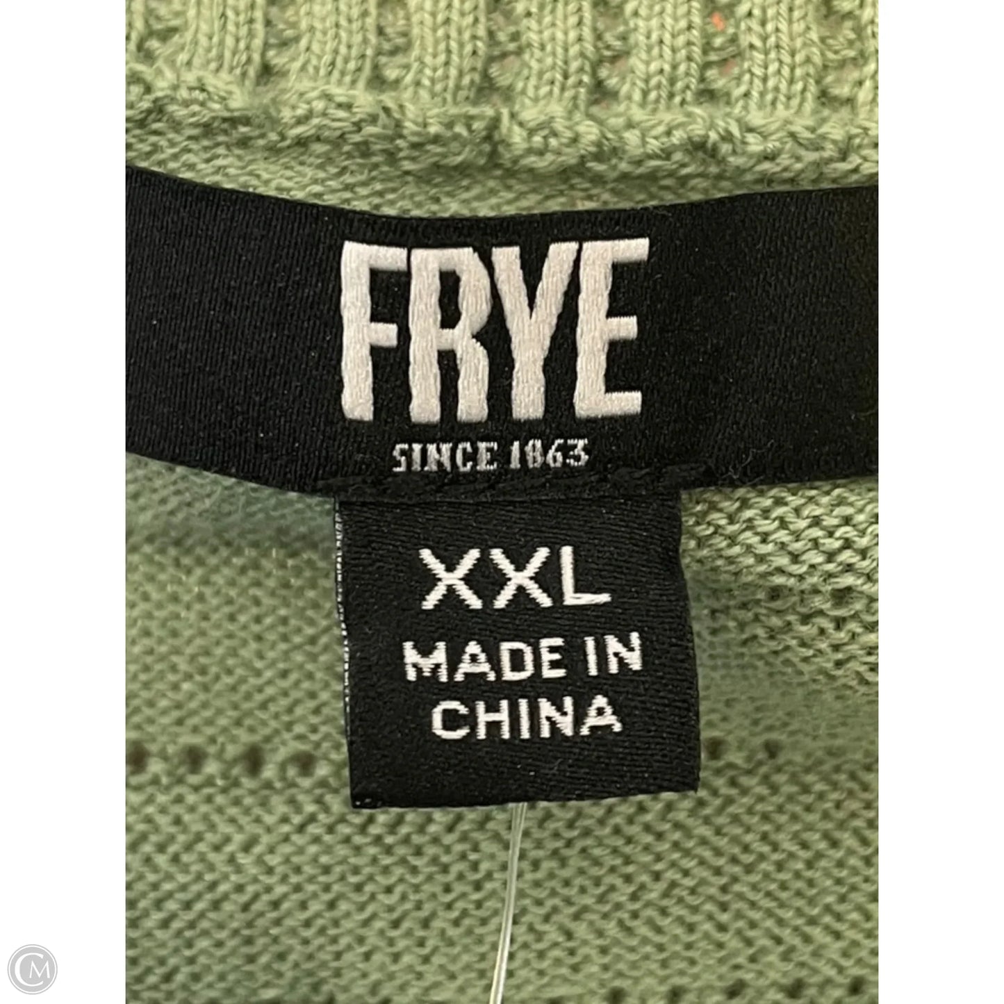 Sweater Designer By Frye In Green, Size: Xxl