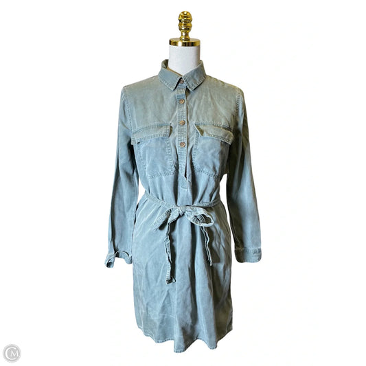 Dress Casual Midi By Gap In Green, Size: S