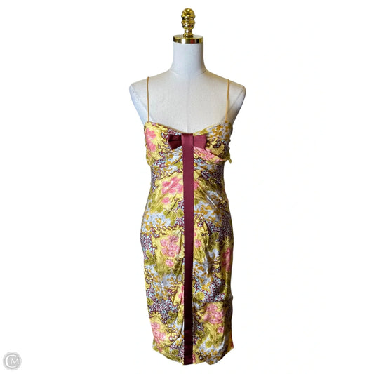 Dress Casual Midi By Nicole Miller In Multi-colored, Size: M