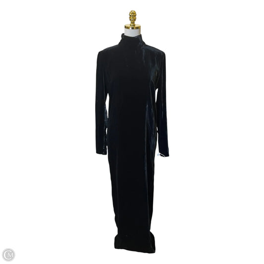 Dress Luxury Designer By Tom Ford In Black & Gold, Size: M