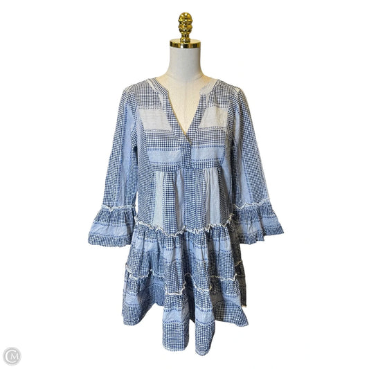 Dress Designer By Pomander Place In Blue & White, Size: M