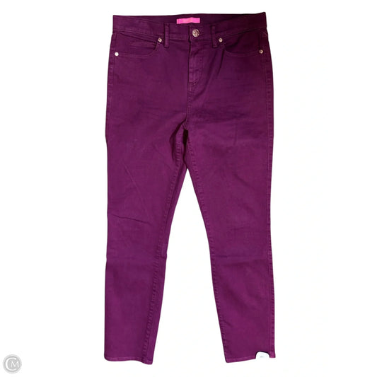 Jeans Designer By Lilly Pulitzer In Purple Denim, Size: 10