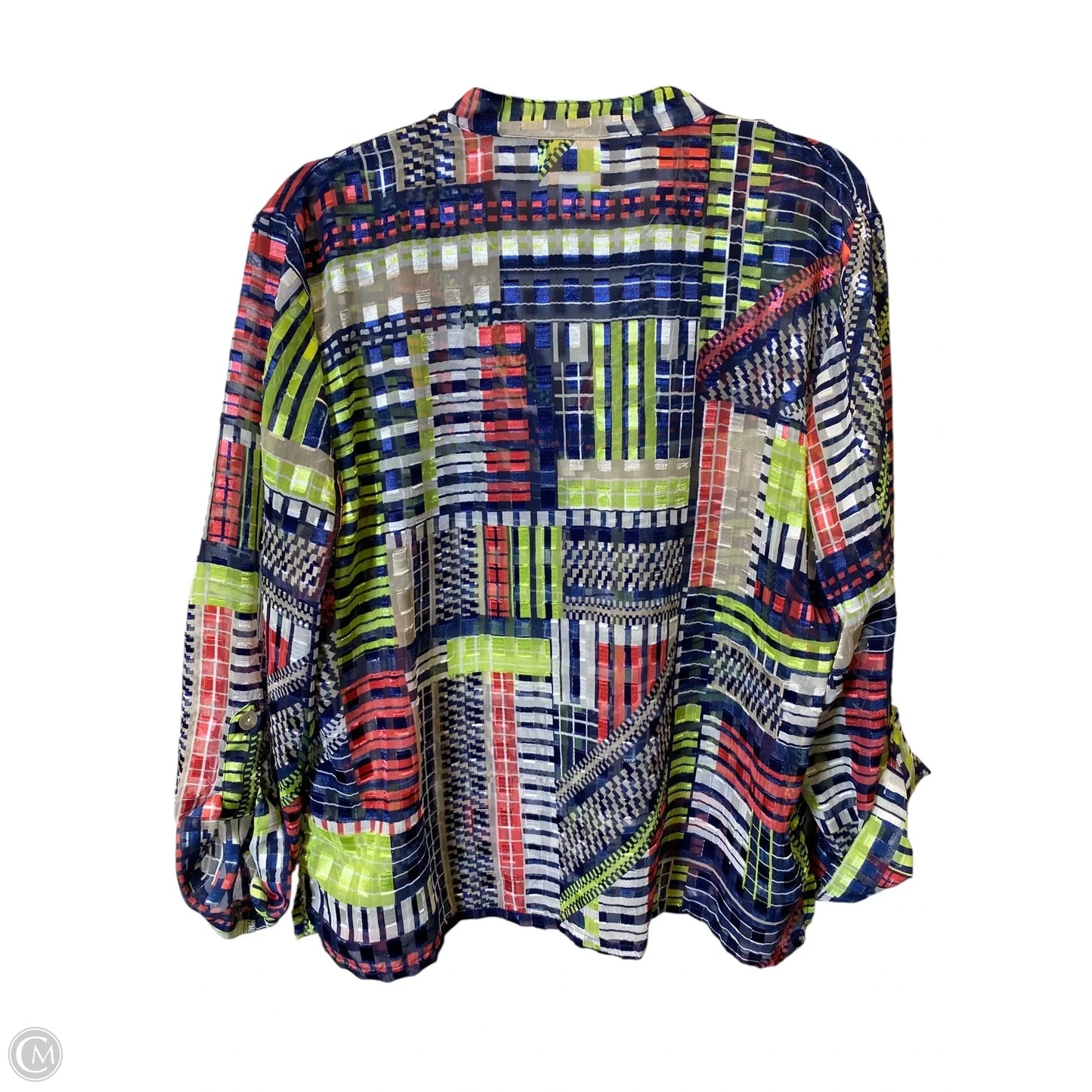 Blouse Long Sleeve By Ruby Rd In Multi-colored, Size: 14