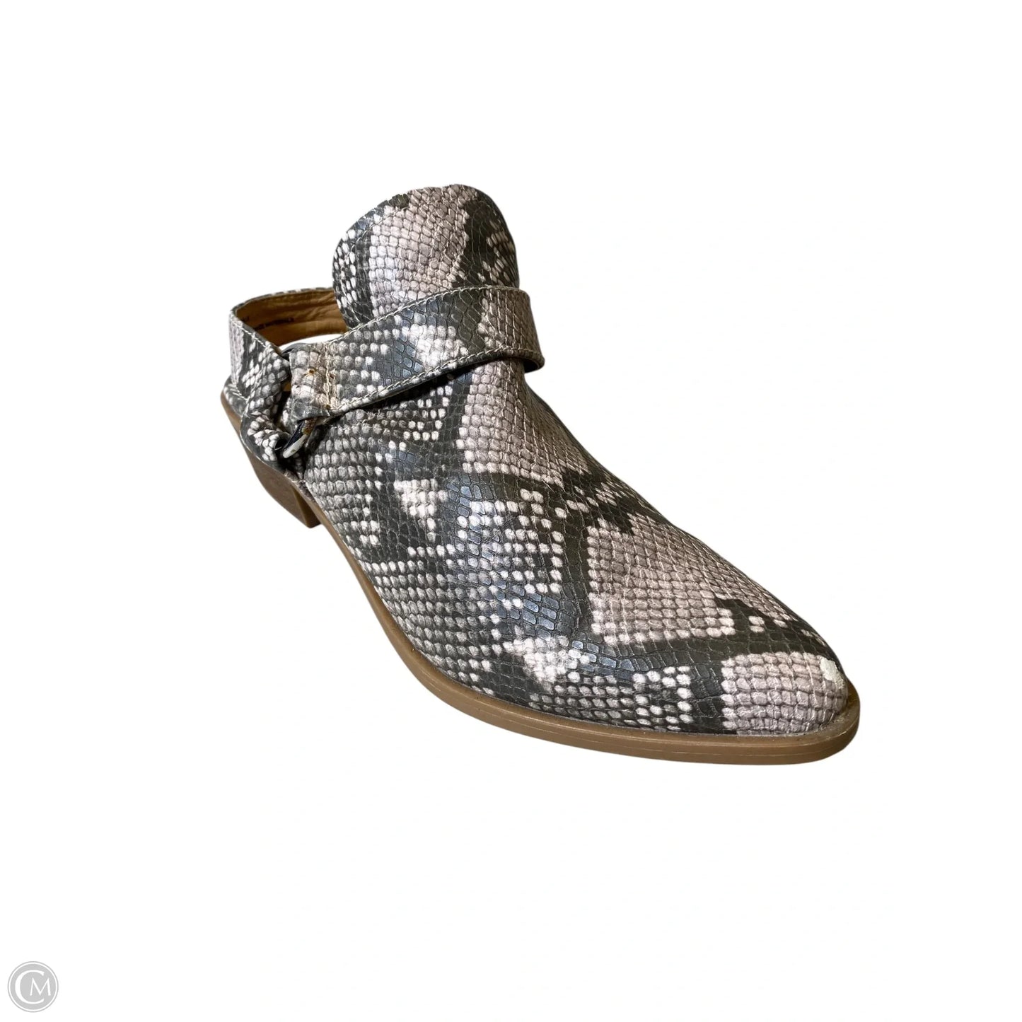 Boots Ankle Heels By Crown Vintage In Animal Print, Size: 6.5