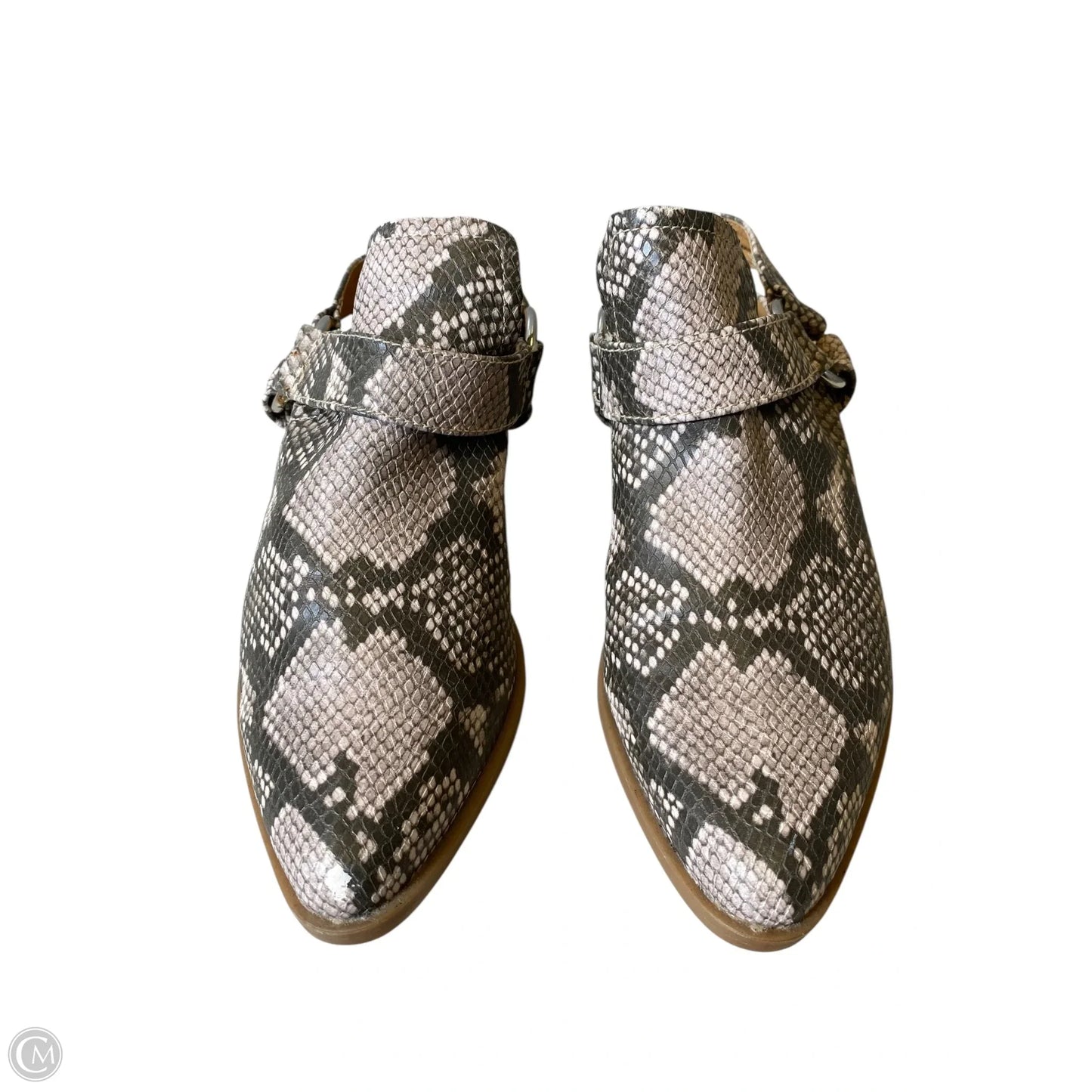 Boots Ankle Heels By Crown Vintage In Animal Print, Size: 6.5