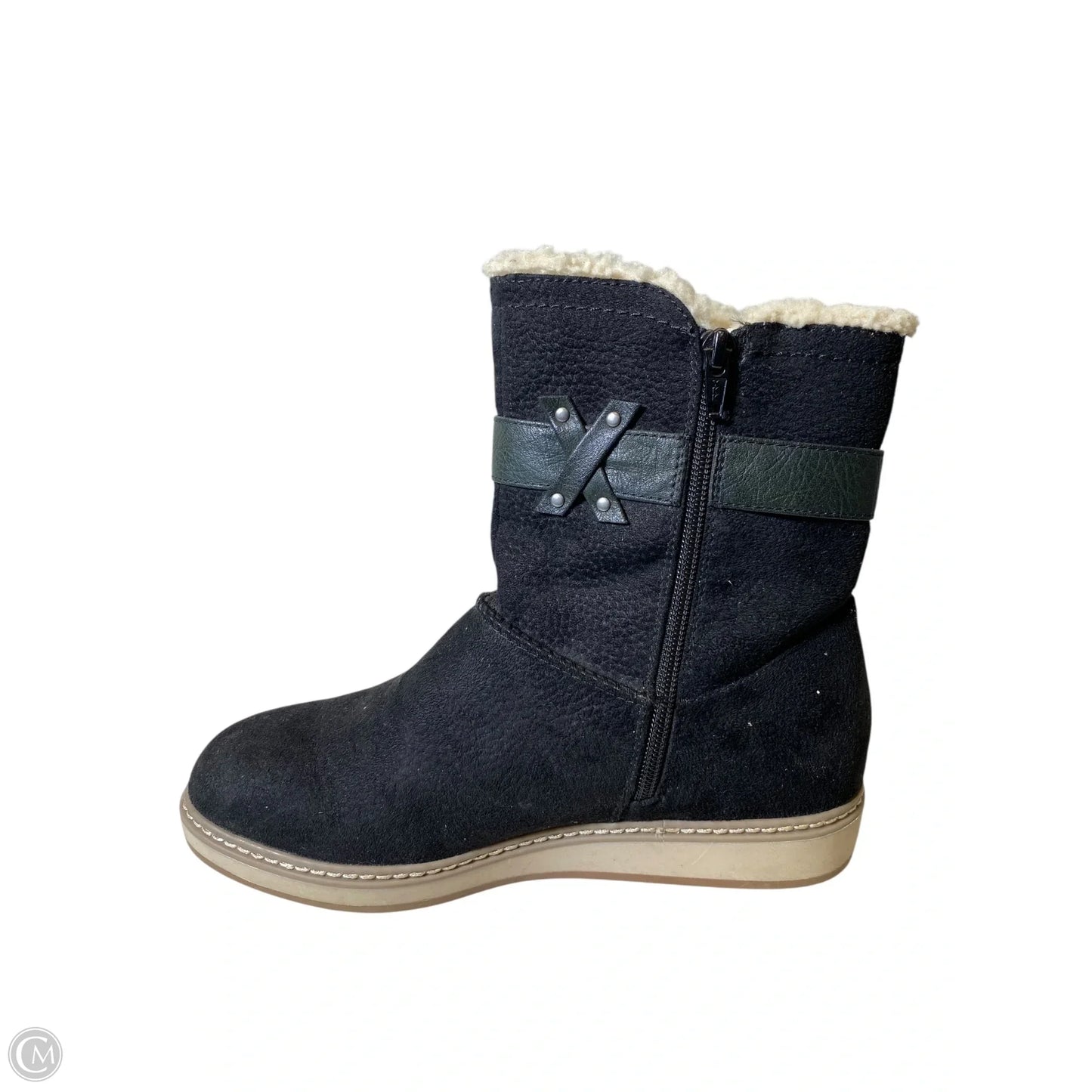 Boots Ankle Flats By White Mountain In Black, Size: 7.5