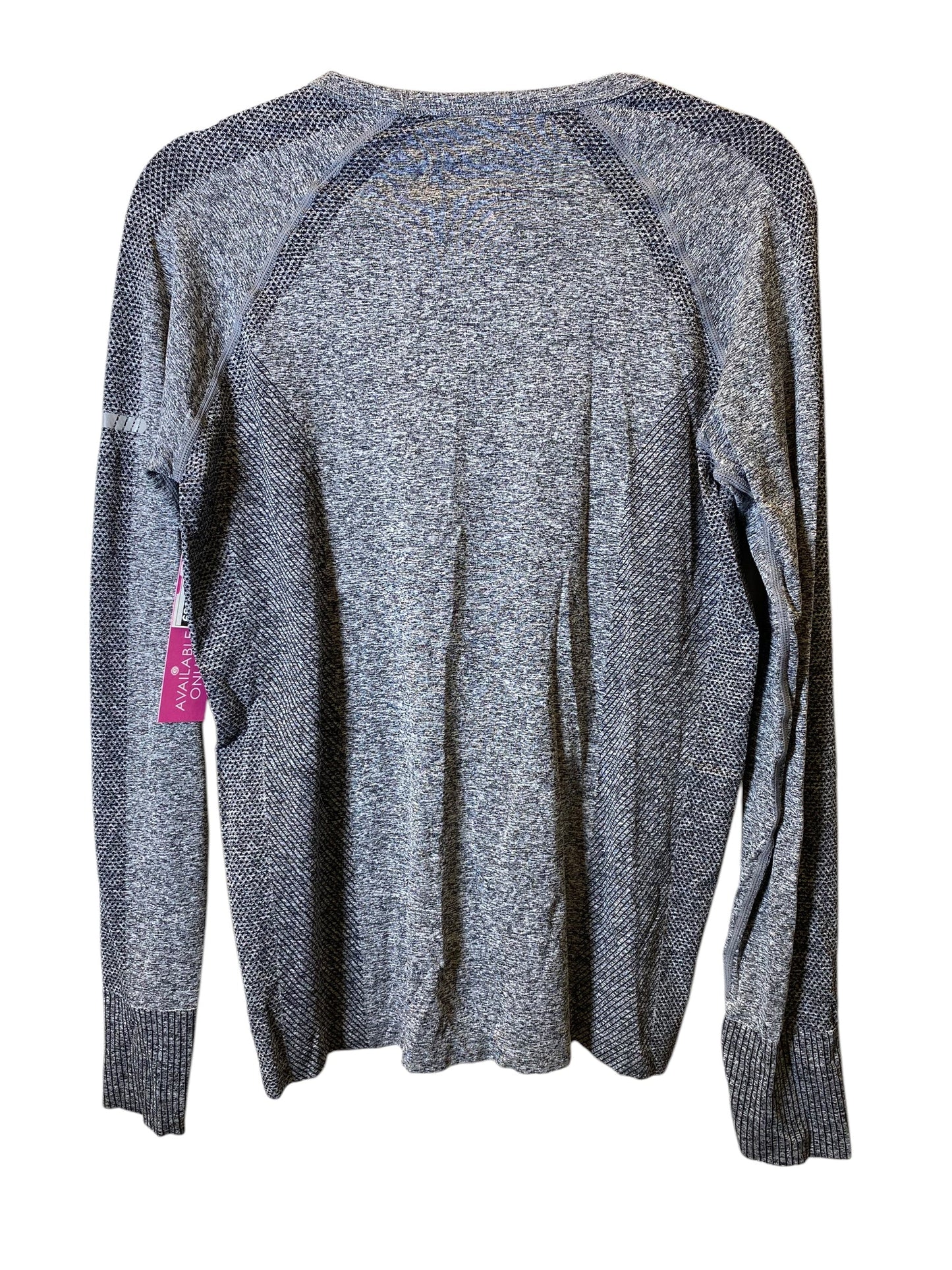 Athletic Top Long Sleeve Crewneck By Bcg In Grey, Size: M