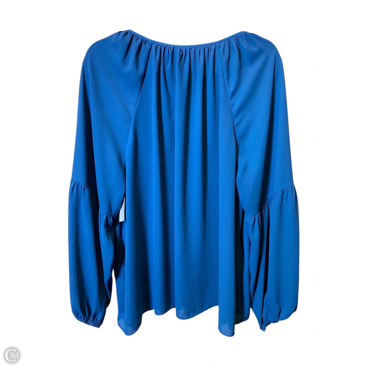 Blouse Designer By Lilly Pulitzer In Blue, Size: Xl