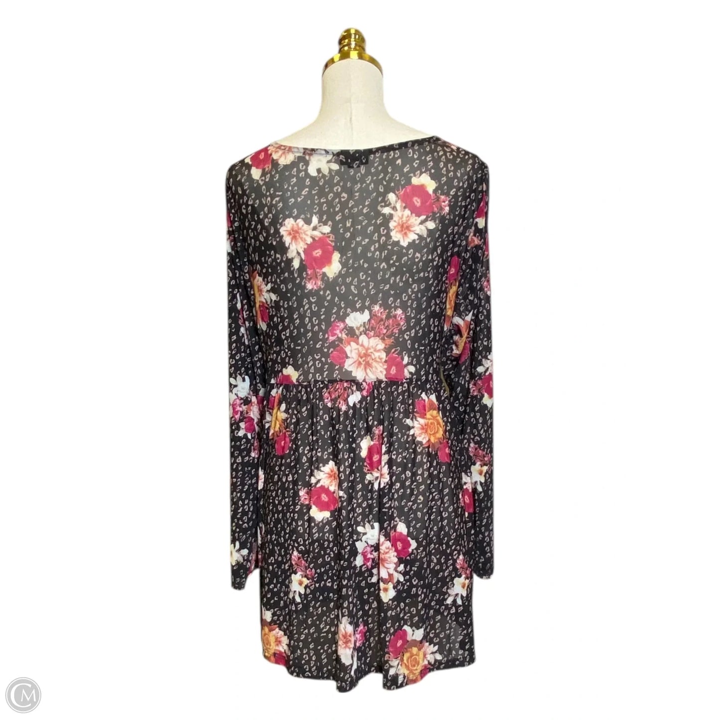 Blouse Long Sleeve By Torrid In Floral Print, Size: 2x